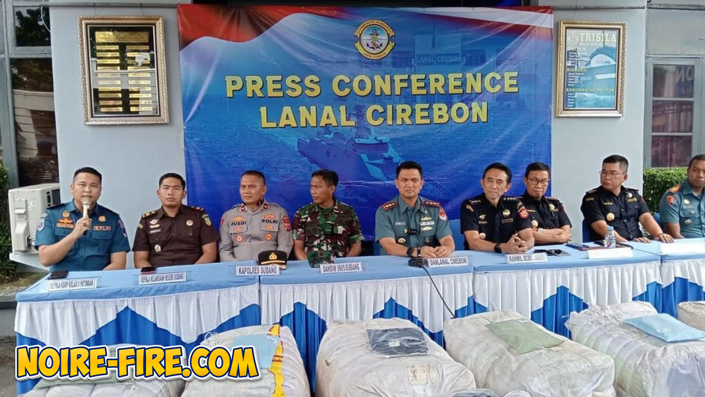 41 Ribu Potong Pakaian Olahraga Ilegal Disita Lanal Cirebon di Patimban, Nilai Capai Rp6,1 Miliar